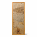Framed Lotus Leaf Art Panel – Natural Botanical Wall Décor
