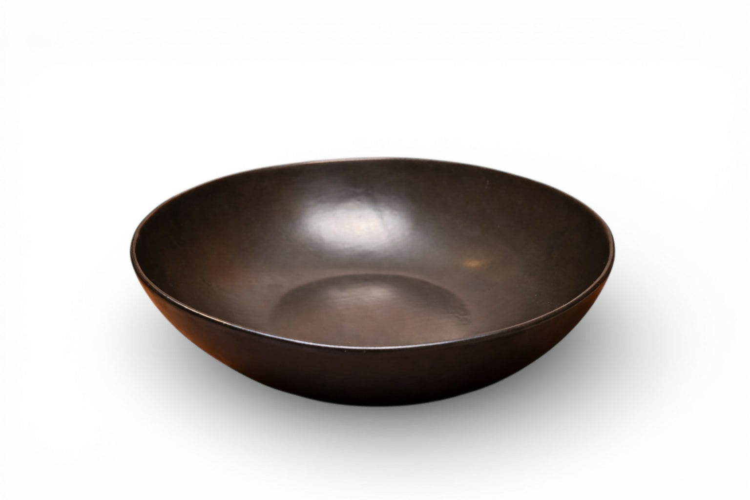 Rustic Handcrafted Metal Serving Bowl – Industrial Modern Finish